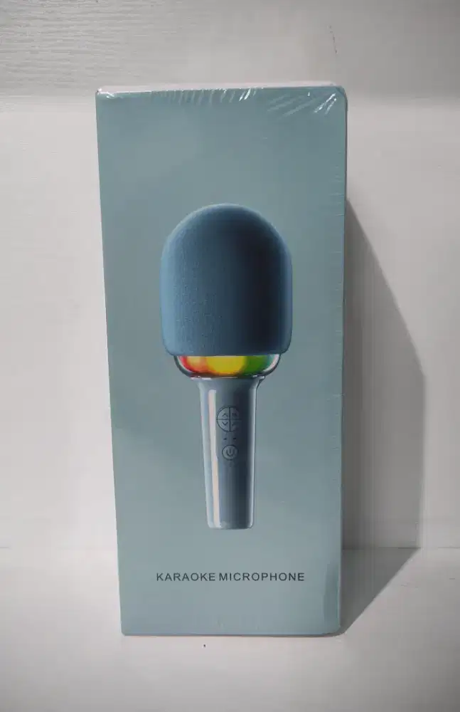 TNW-L8 Wireless Karaoke Microphone Bluetooth Mic Warna Pink Muda