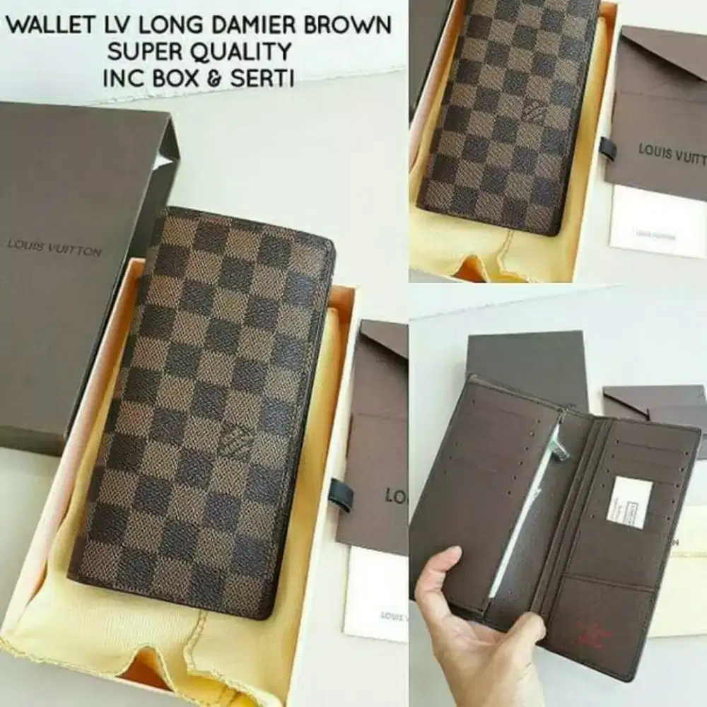 SALE habiskan stok Dompet lv panjang lengkap dos 130K