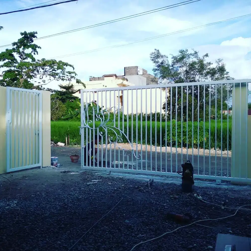 Pagar,tralis,kanopi,tangga,gapura,balkon,rombong dll