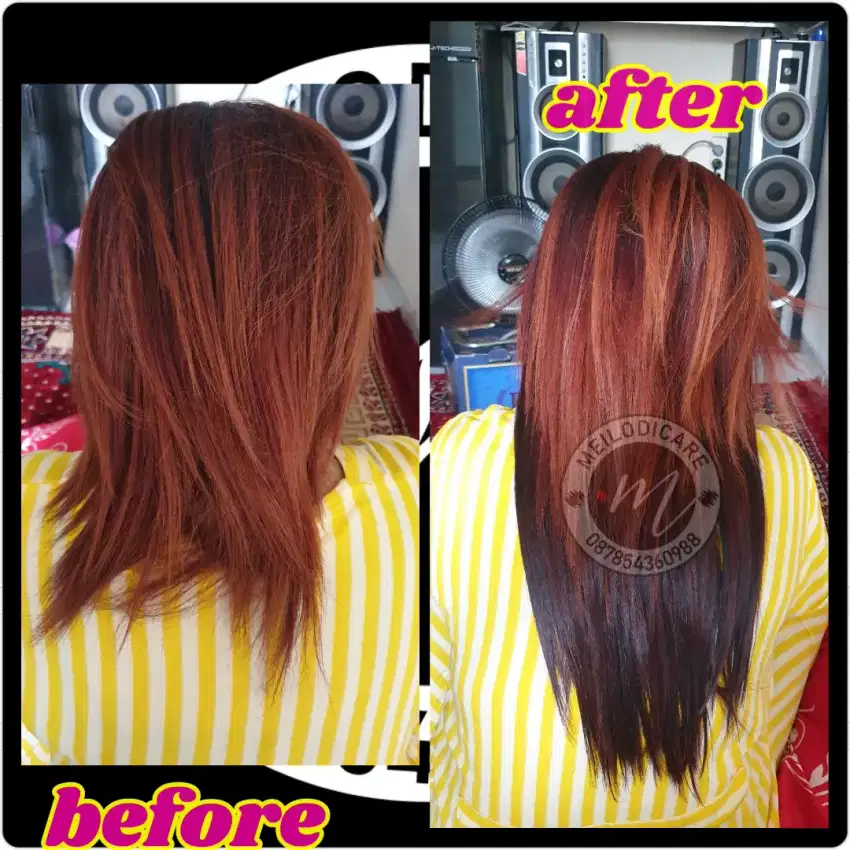 Hair extension jasa pasang