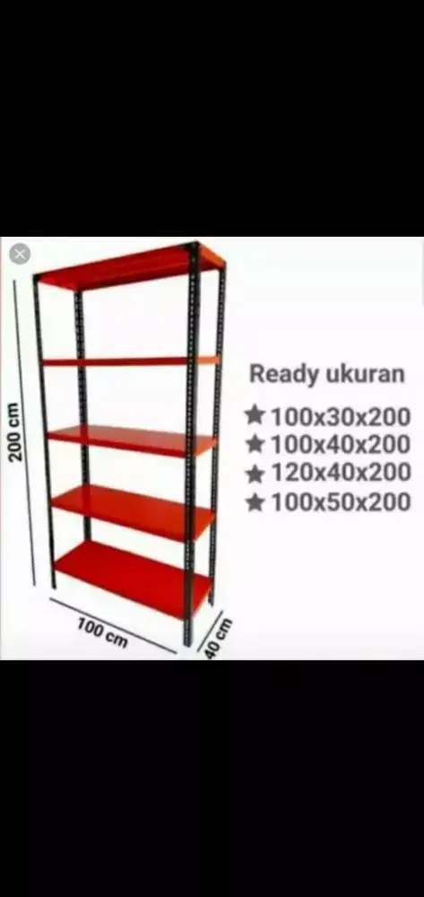 Bismillah rak besi siap ready