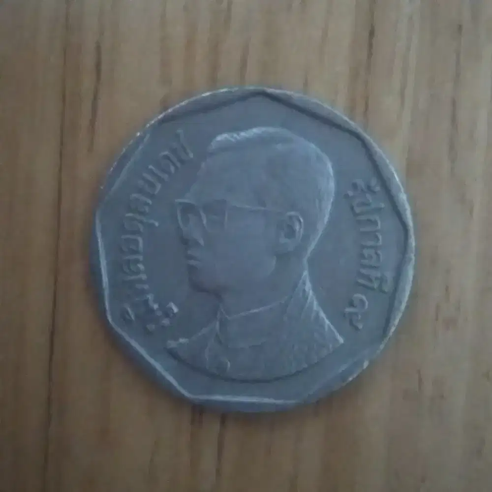 Koin Jadul Original 5 Bath Thailand