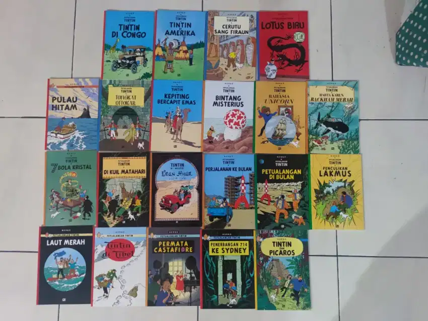 Buku petualangan Tin2 1 set