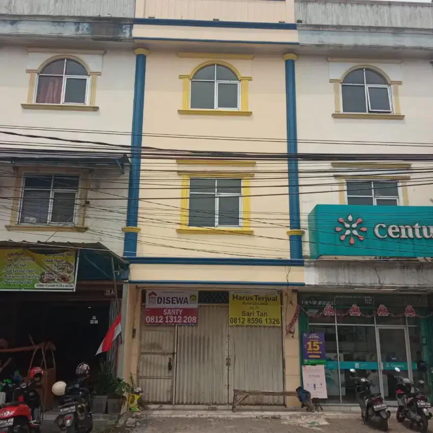 Sewa murah ruko 3,5 lantai, Jl. Kartini Raya Depok, Samping Mc. Donald