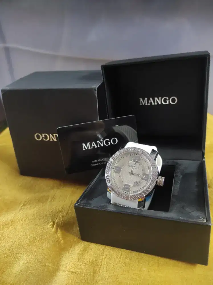 Jam Mango White Rubber Ori