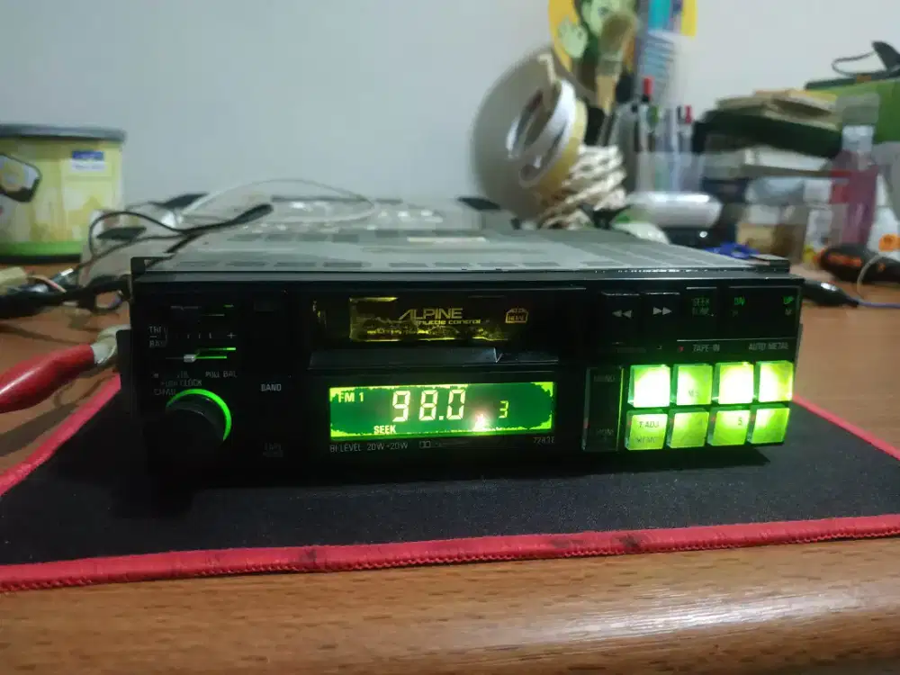 Tape radio alpine vintage classic