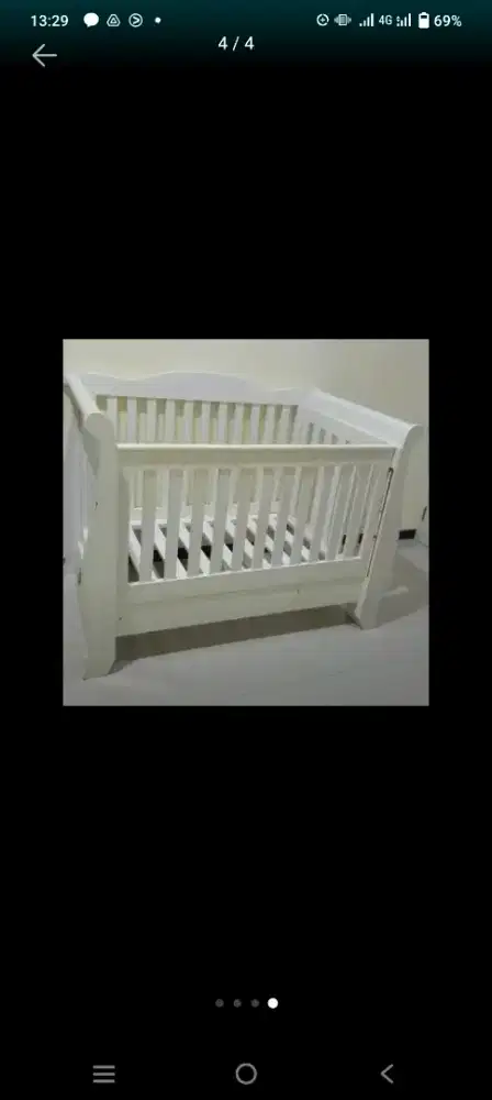 Box kayu bayi preloved