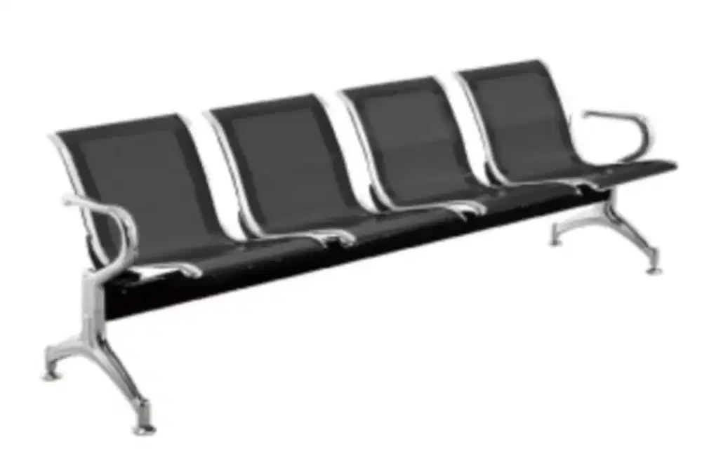 KURSI TUNGGU BESI SILVER DAN BESI HITAM