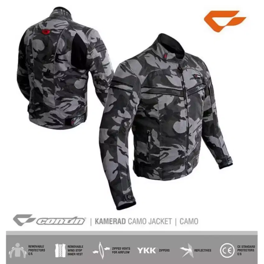 Jaket contin kamerad,  jaket kamerad camo