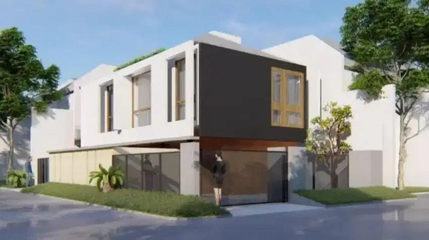 jual Modal !! Rumah 2 Lantai ( Hook ) Perum Hunian 68