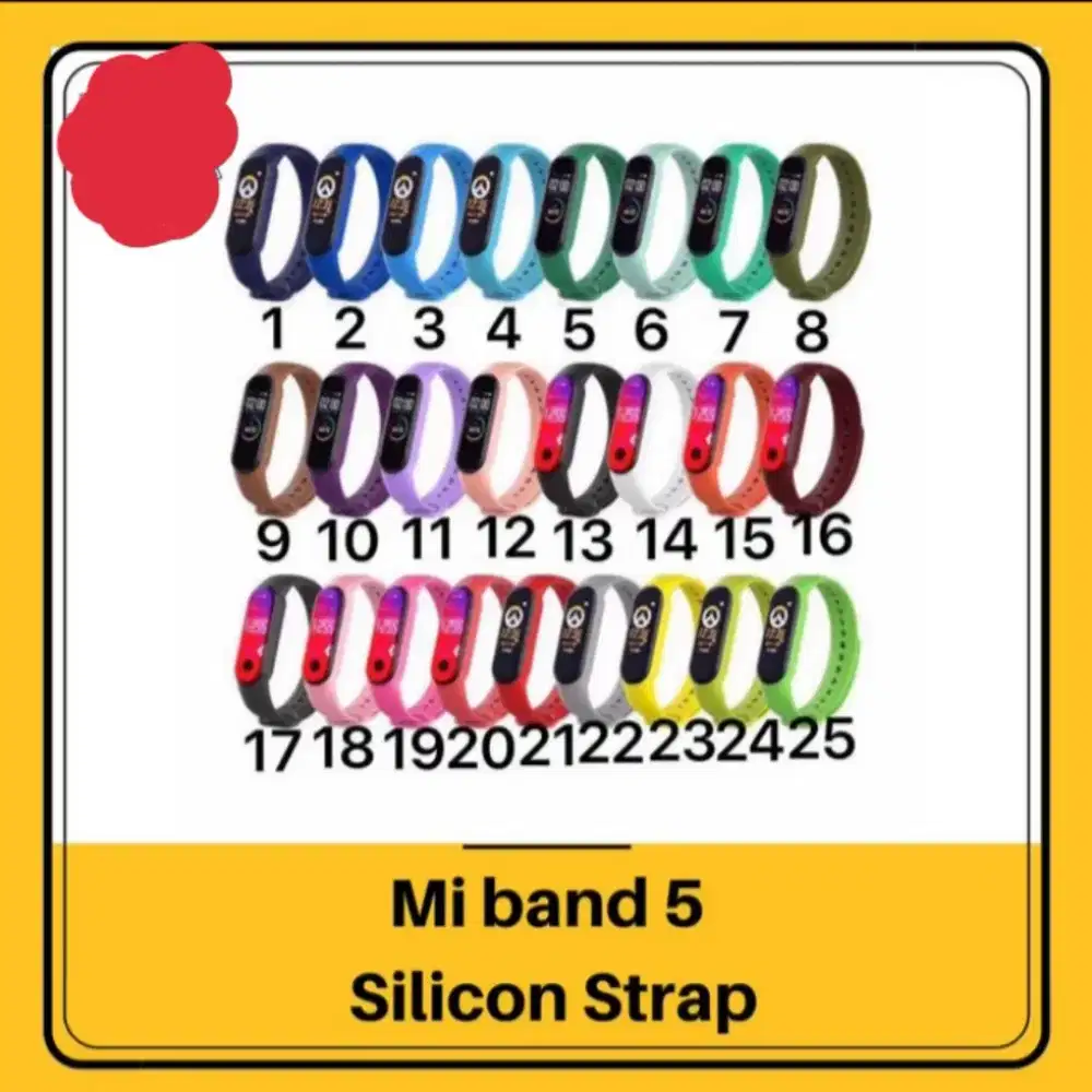 Xiaomi Mi band 5 Strap / Miband 5 Silicon Strap