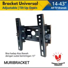 Bracket tv led 19-43 inci+ install