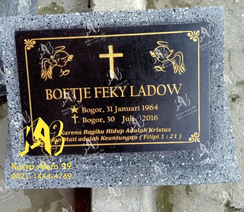 BATU NISAN KRISTEN FULL CORALTEX