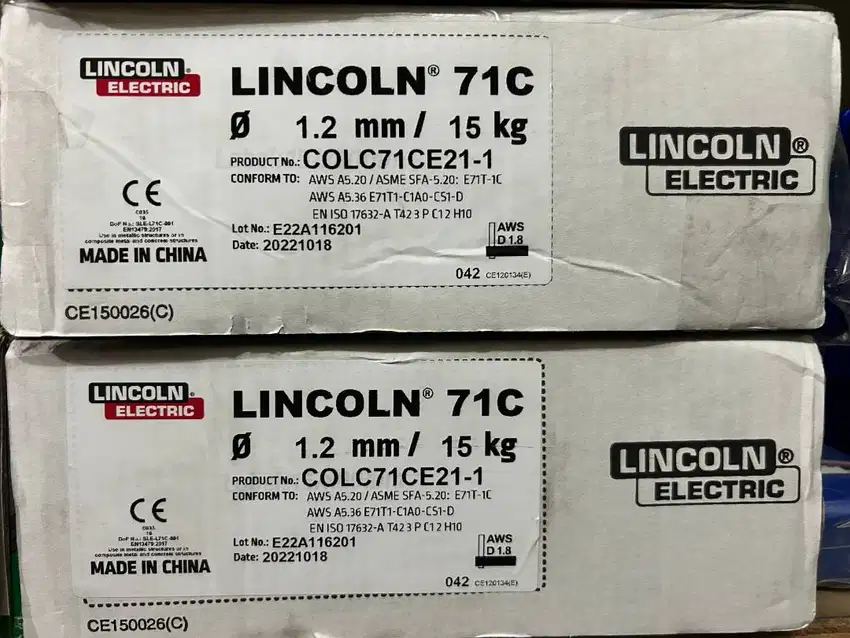 Kawat Las Lincoln Fluxcore 71C E71T-1 Dia 1.2mm