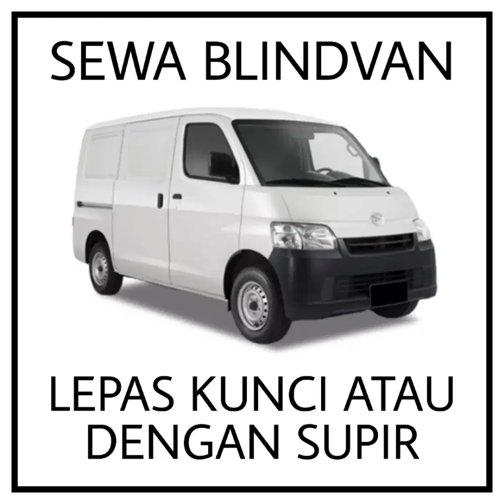 Sewa Rental Mobil Blindvan Van Box Bandung Angkutan Barang Lepas Kunci