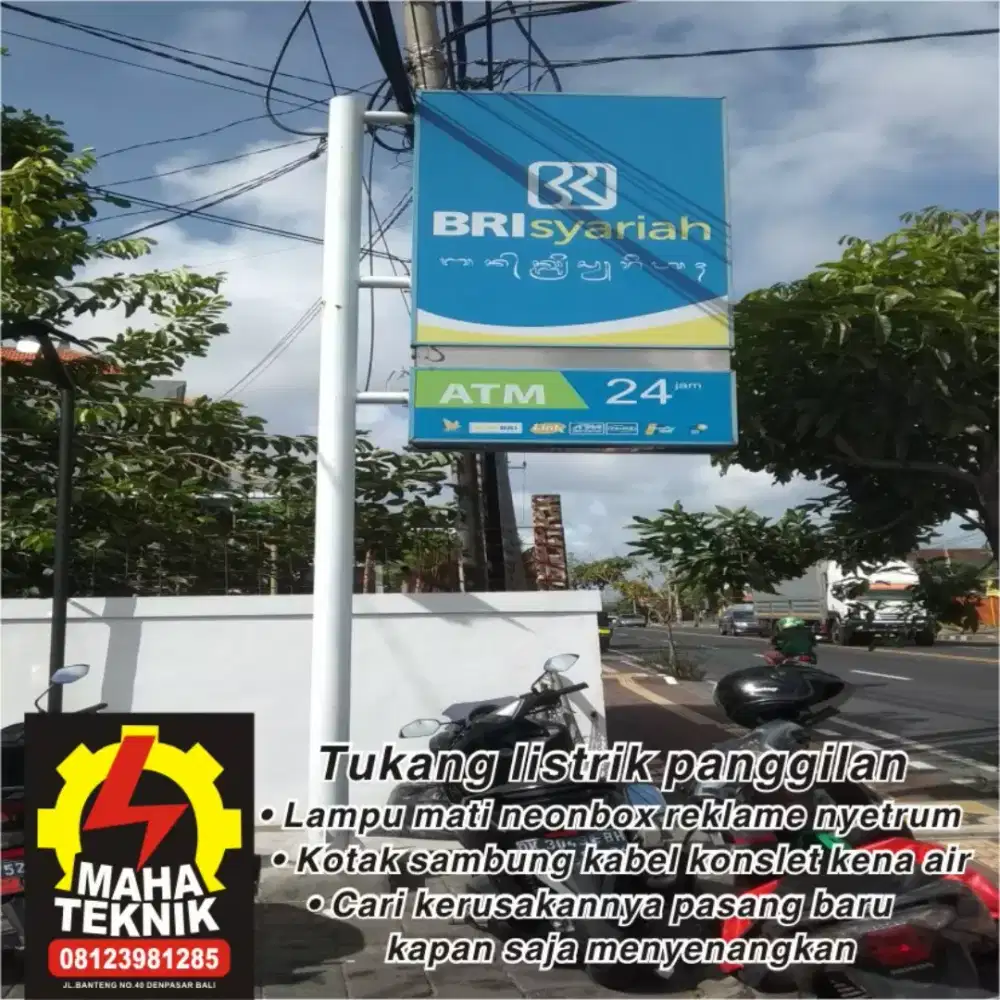 Lampu neonbox nyetrum konslet padam