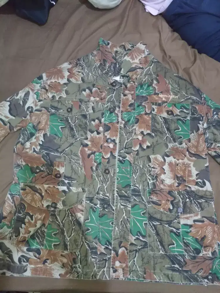 Jaket army camouflage otentik original Remington USA