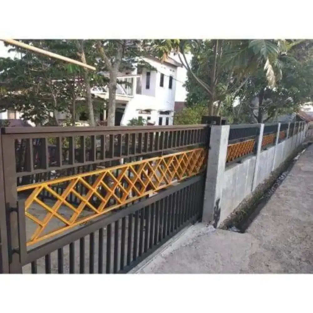 Pagar halaman rumah minimalis