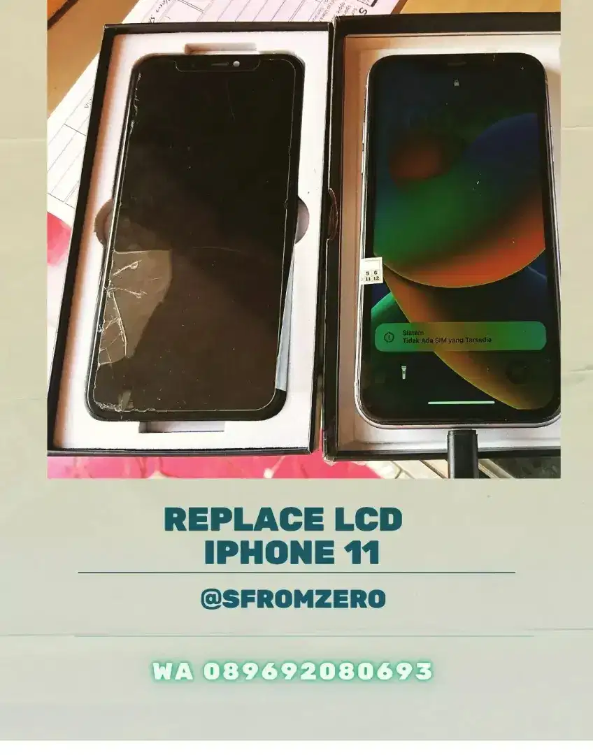 LCD iPhone 11  murah semarang
