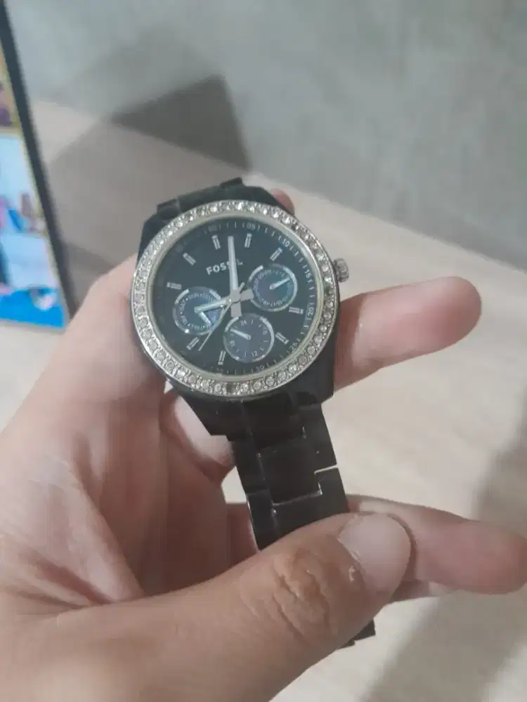 Fossil Stella Black ES-2157