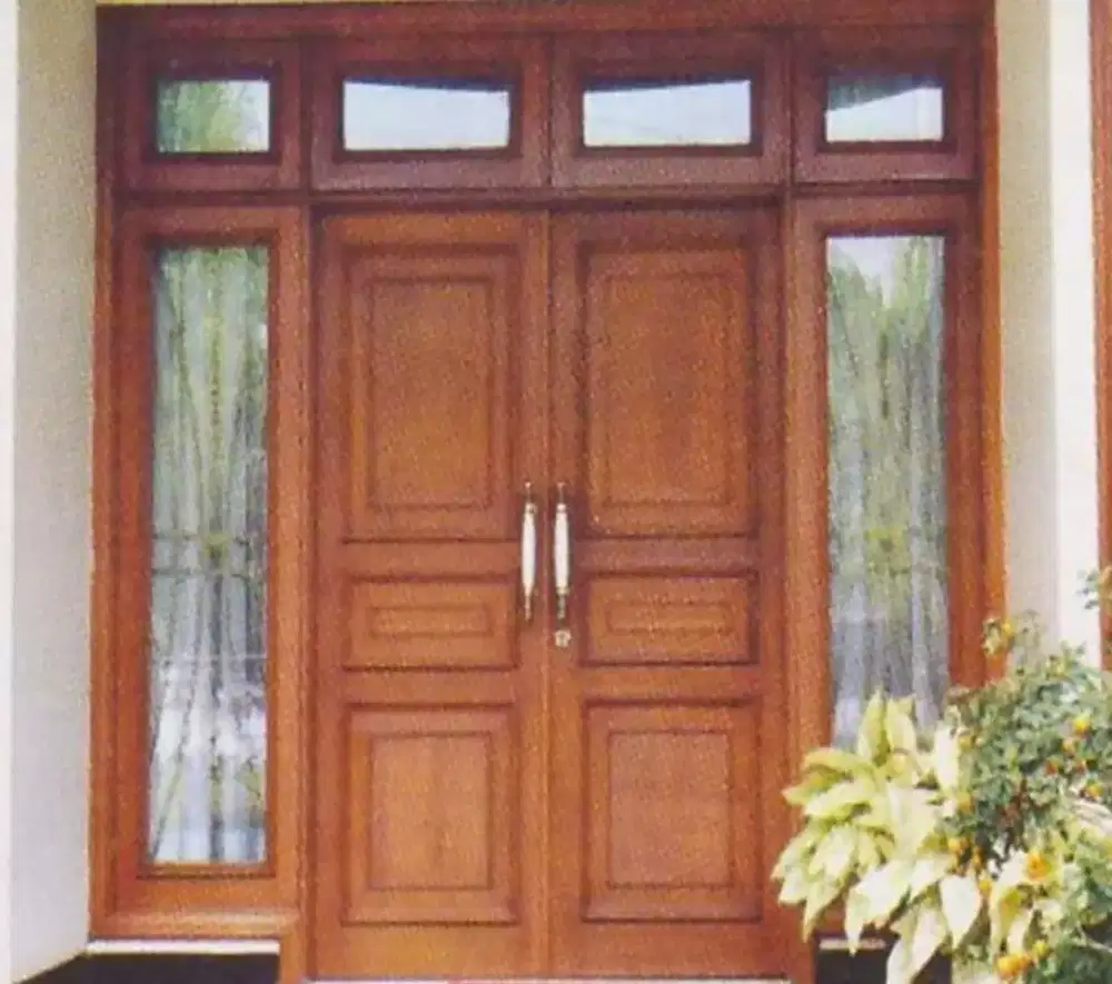 Kusenpintu minimalis jati