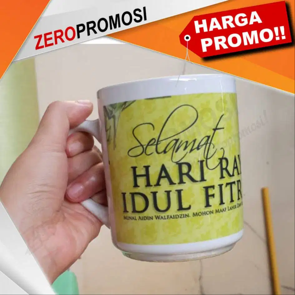 Hadiah lebaran gelas idul fitri