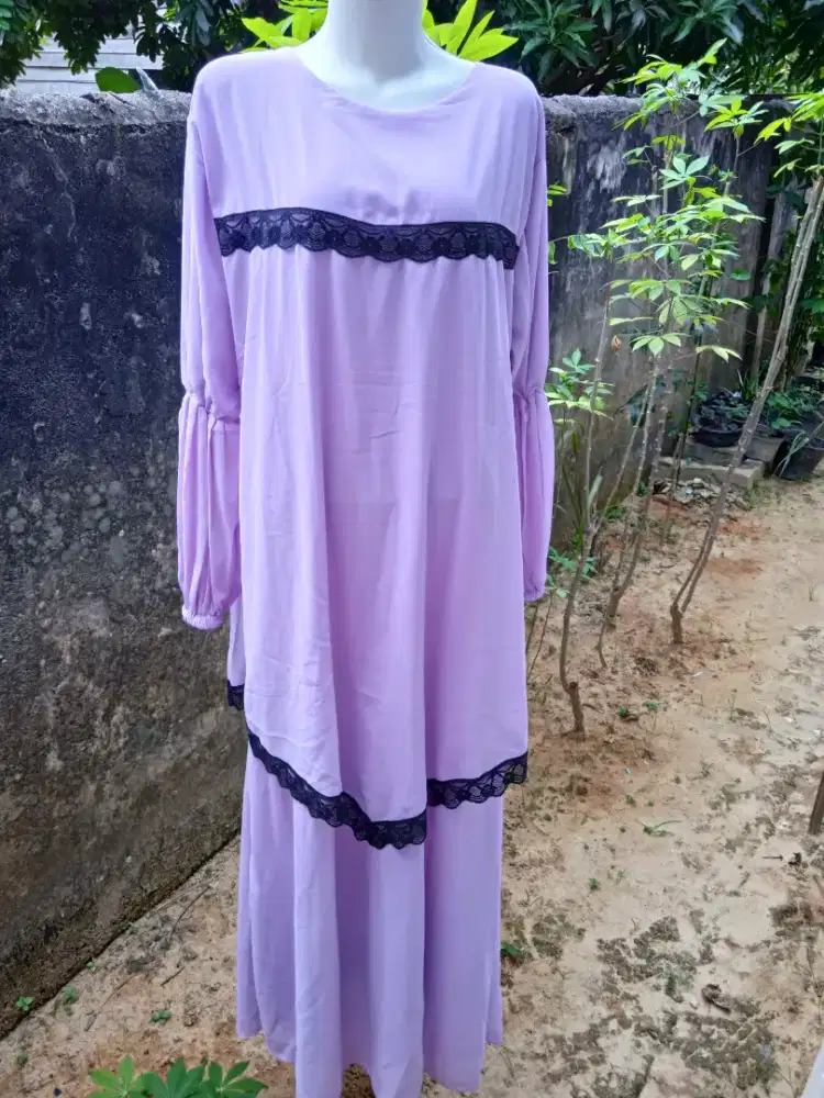 Gamis Lilac Cakep