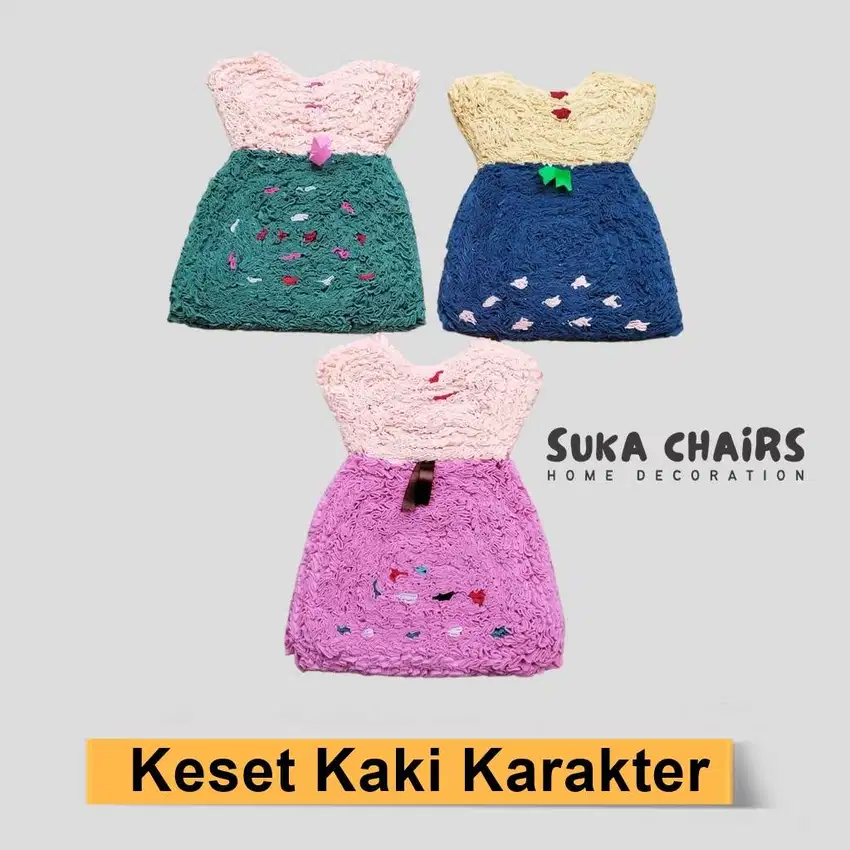 Keset Karakter Lucu Bahan Tebal Serap Air