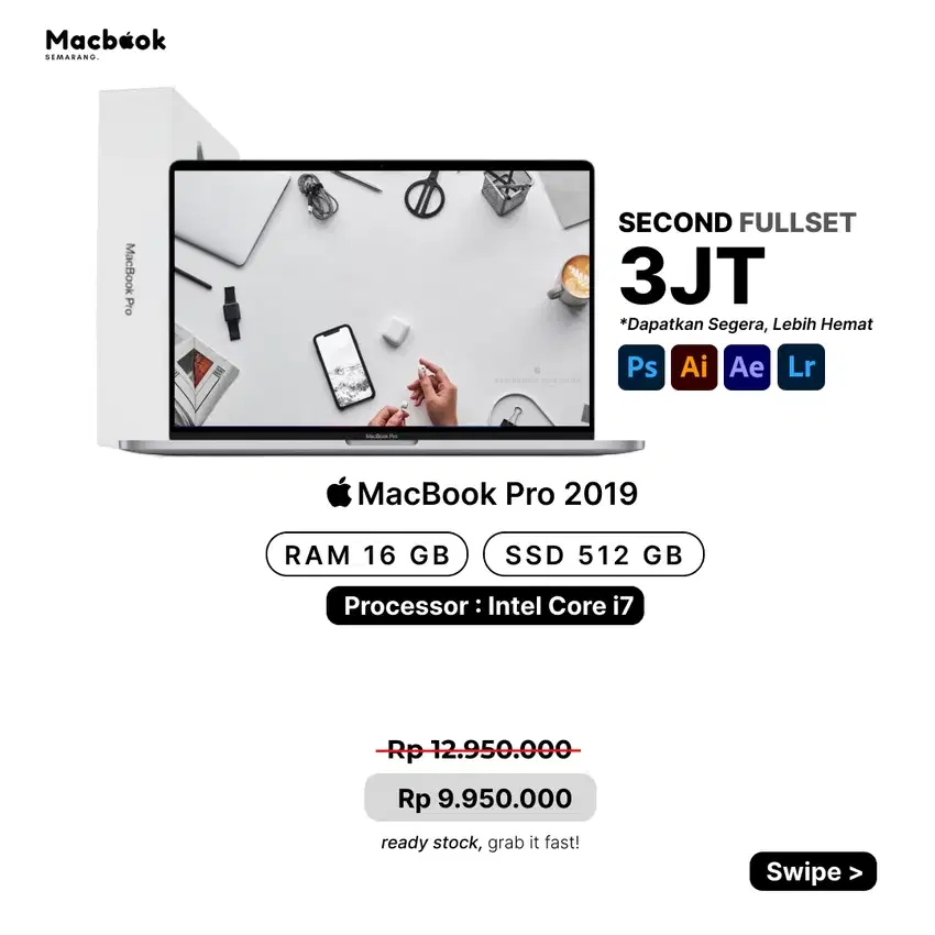 MACBOOK PRO 2019 15 16/512GB INTEL CORE i7