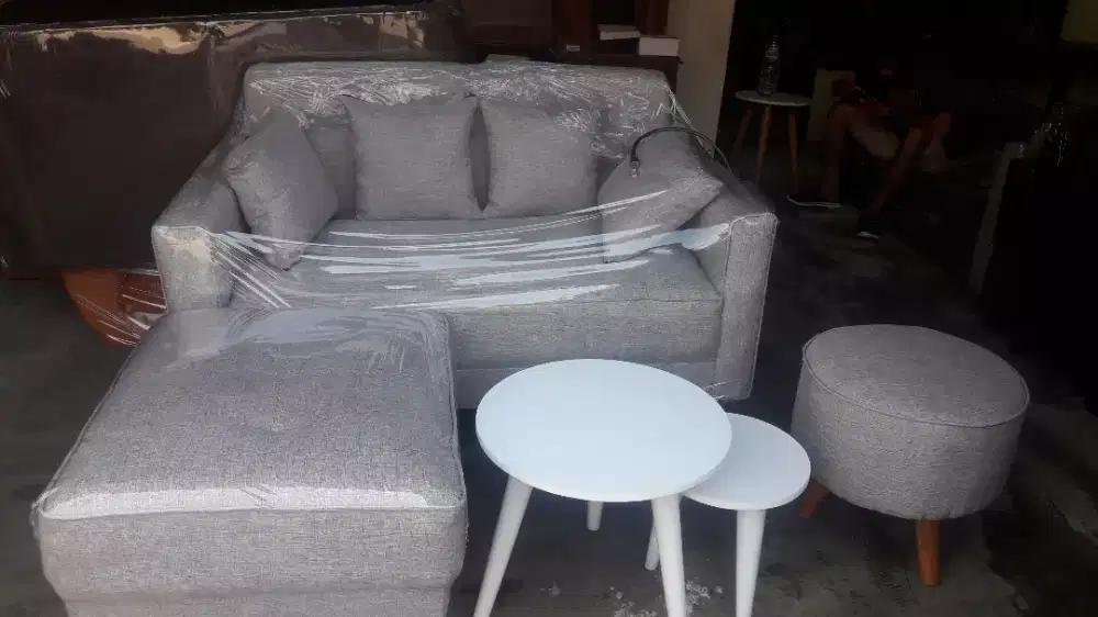 Sofa Retro 2seataers puff + stoll