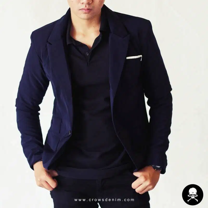 BLAZER COWOK NAVY SLIMFIT