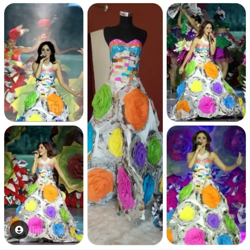Jahit baju apa saja, baju kertas, wedding, Bridesmaids, wisuda, kebaya