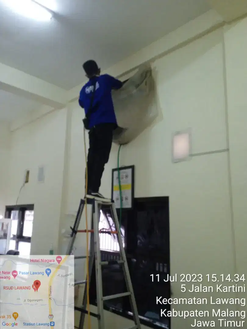 Service/pasang AC dan CCTV