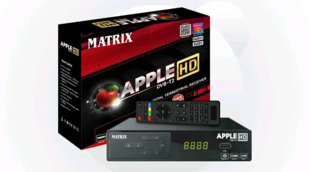 Set top box tv digital matrix DVB T2 apple HD EWS /bisa bayar ditempat