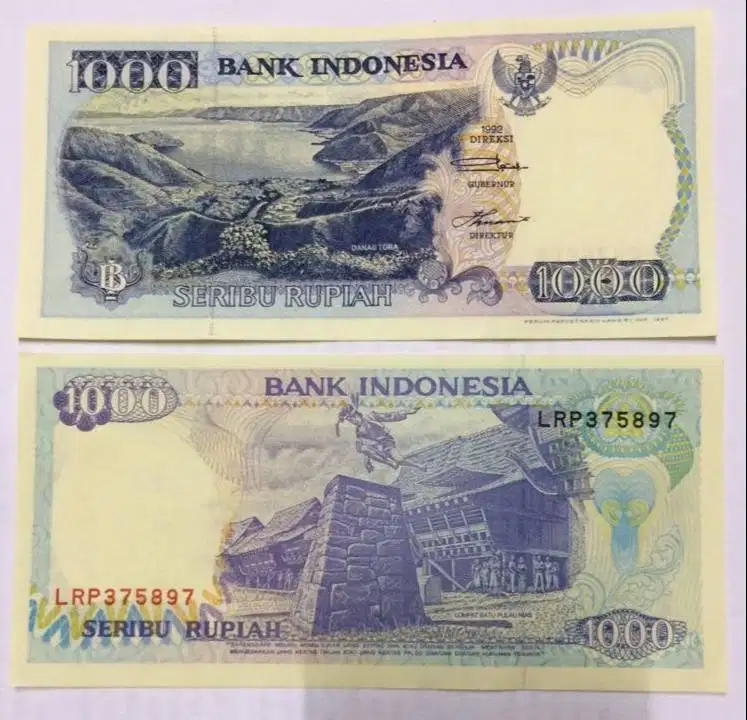 Uang kuno 1000 rupiah 1992