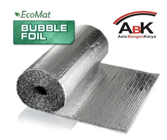 ECOMAT ALUMINIUM FOIL BUBBLE FOIL 4MM + JASA PASANG (HARGA SENDIRI)