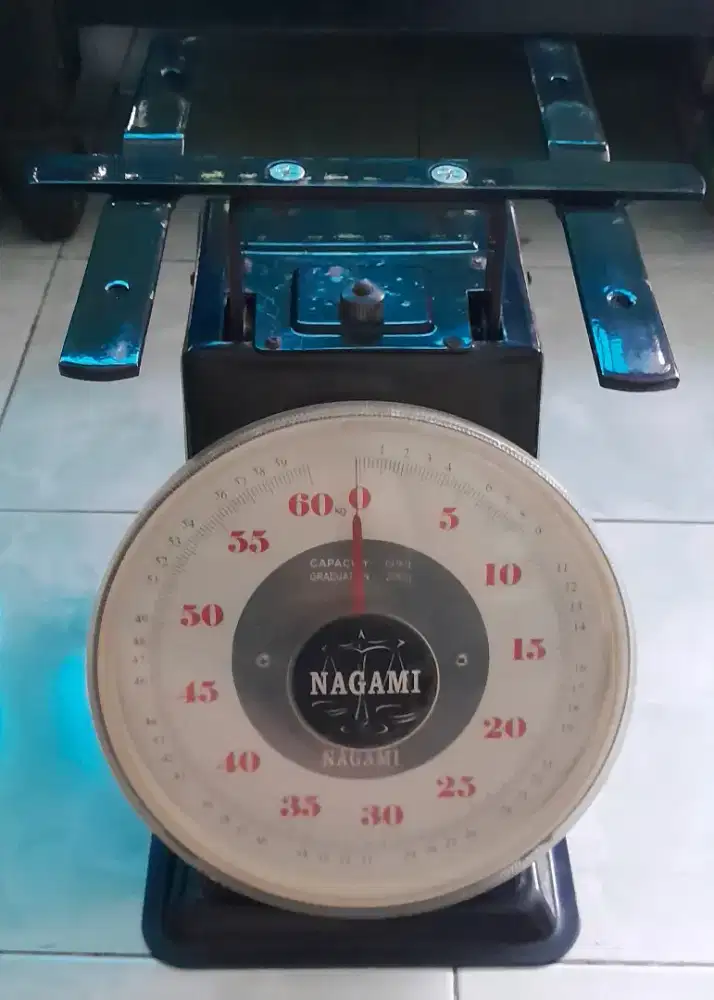 Assalamualaikum, timbangan manual Nagami  60kg