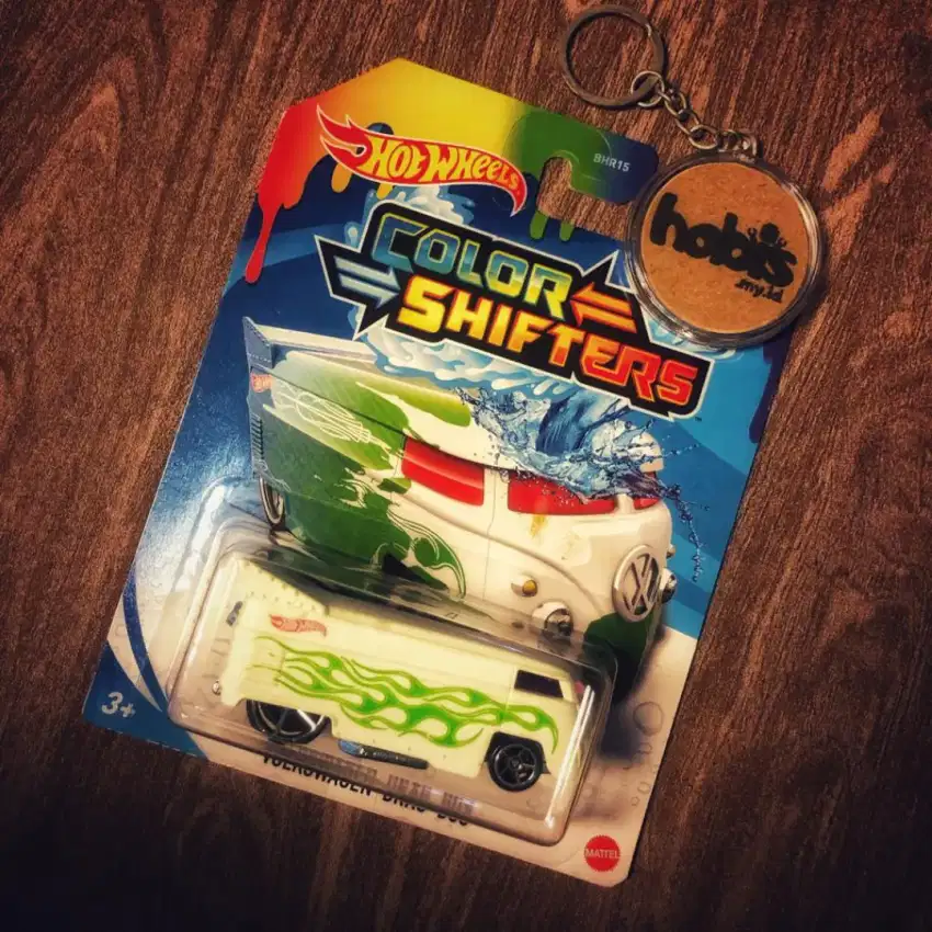 Volkswagen Drag Bus Hotwheels Color Shifters gratis blister protector