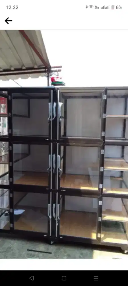 Kandang kucing aluminium 3