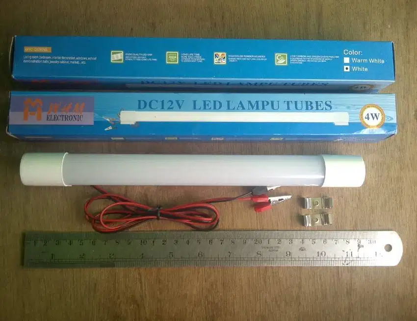 LED Aki Tube Neon DC 12V 4W Kota Malang Gratis Antar