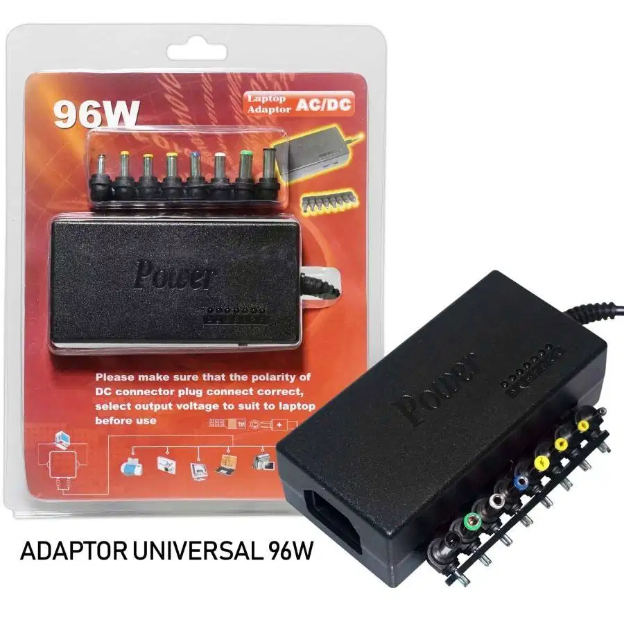 Adaptor Laptop Universal 96W.