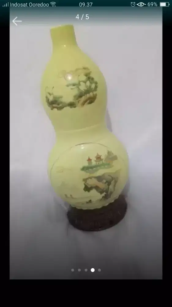 Botol Labu  keramik cina antik