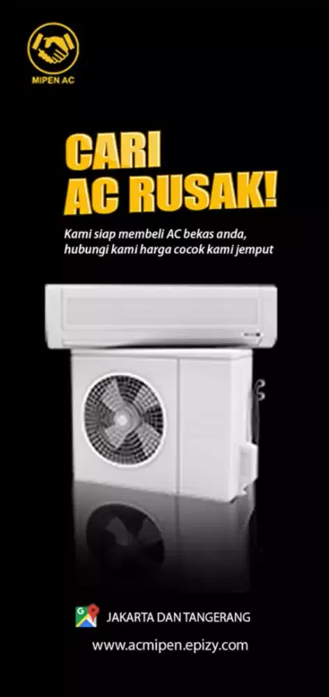 Menerima ac bekas segala kondisi