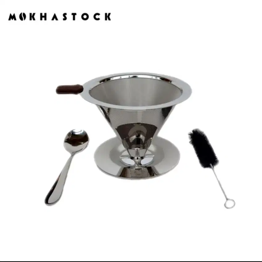 Mokhastock V60 Pour Over Stainless Paperless Coffee Drip Fix Style 02