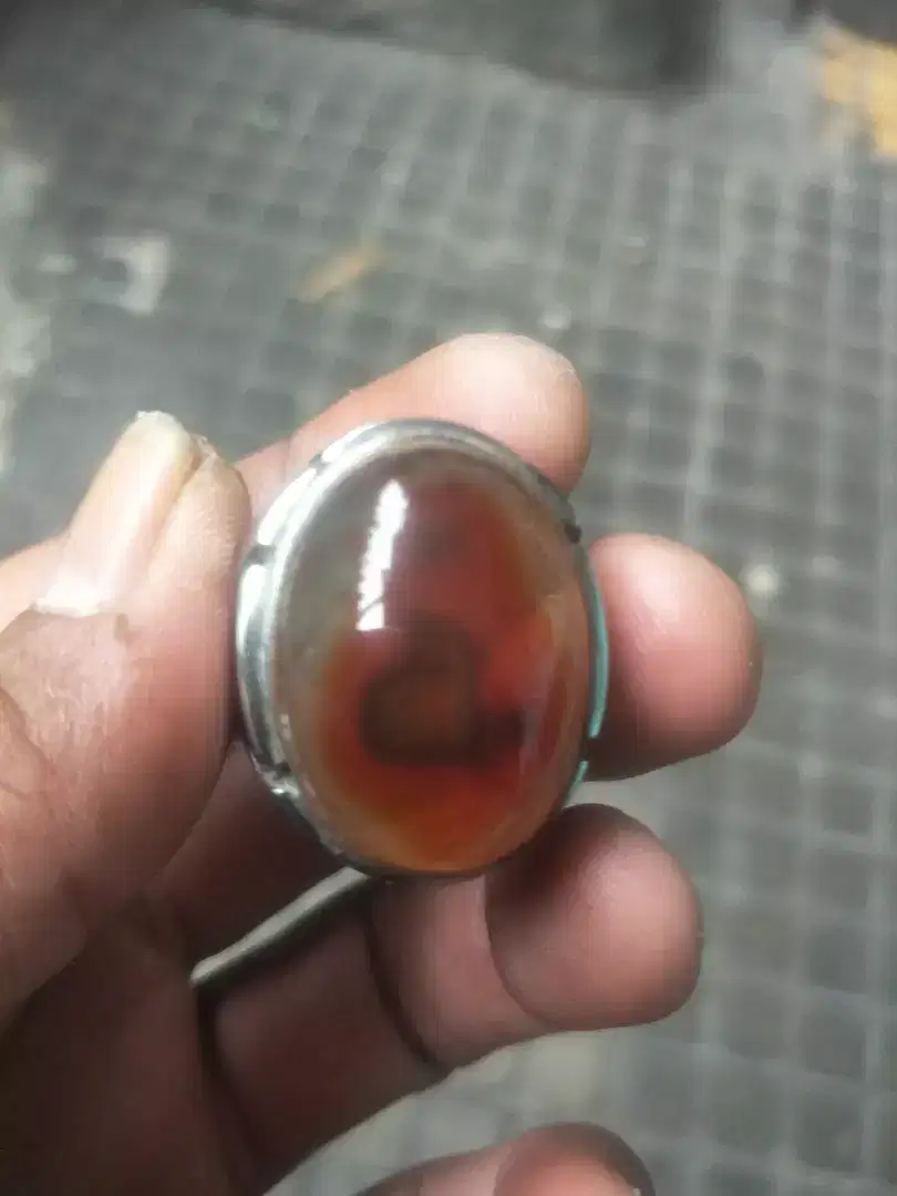 Batu gambar burung natural