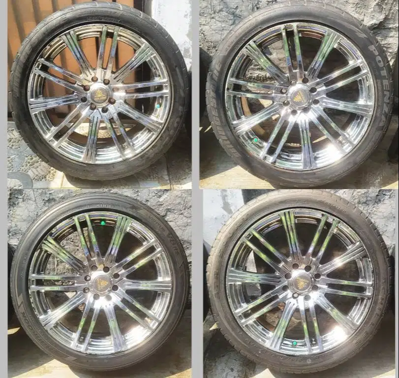 Velg Pelek Mobil Bekas R17 4x100 dan 4x114,3 Lebar 7,5 ET 42