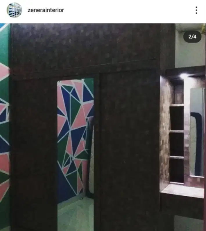 Lemari pakaian minimalis