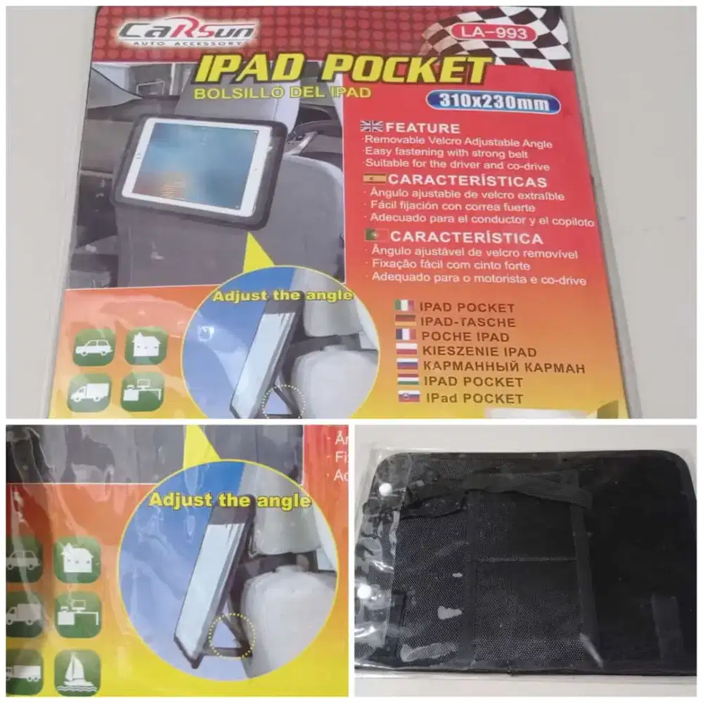 Ipad pocket for car