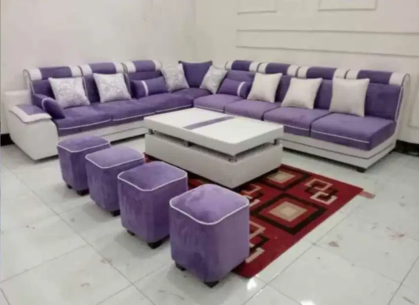 Sofa baru ruang tamu minimalis dengan 4 puk kotak