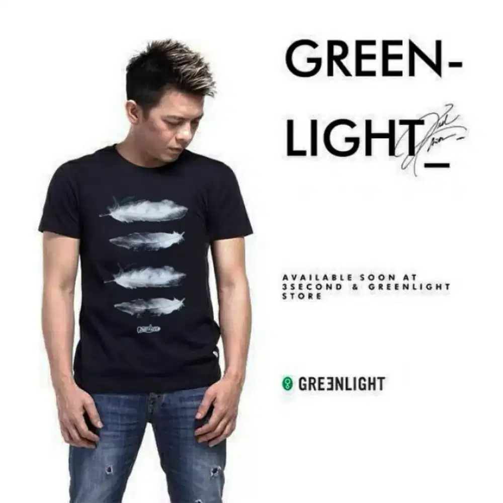 Baju kaos green light